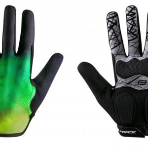 Force MTB CORE fluo zelené letní rukavice