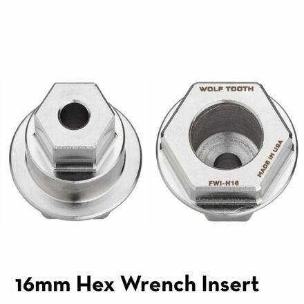 Wolf Tooth Nářadí Flat Wrench Insert 16mm Hex