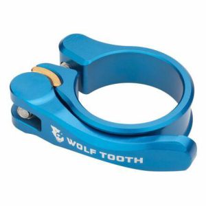 Wolf Tooth Sedlová objímka 34.9mm Modrá Quick Release