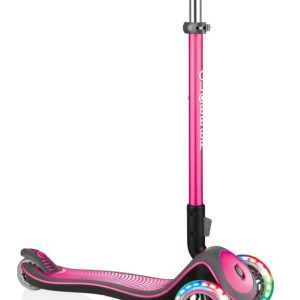 Globber Scooter Elite Deluxe Lights Deep Pink koloběžka