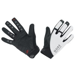 Gore Alp X 2.0 Long Gloves white/black cyklistické rukavice