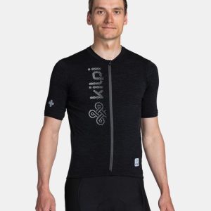Kilpi PETRANA-M tmavě šedý pánský merino cyklistický dres