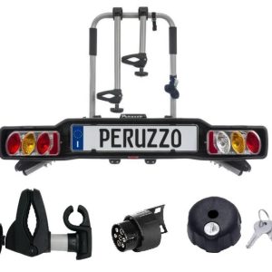 Peruzzo Parma nosič na tažné zařízení 3 kola + 1x Zámek + držák 1.kola + adaptér el. přípojky zdarma