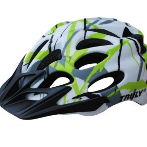 Truly Freedom zeleno/bílá cyklistická helma
