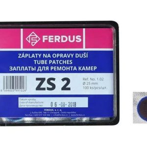 Ferdus ZS-2 Průměr 25mm BOX 100KS záplaty