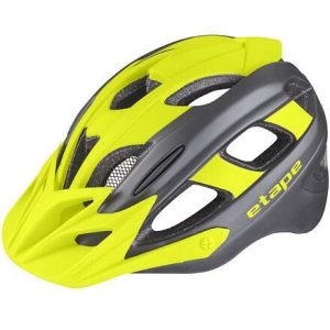 Etape Hero dětská cyklistická helma antracitová-žlutá