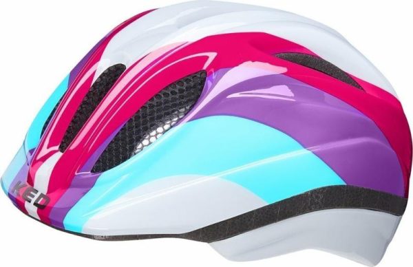 Ked Meggy II Trend rainbow rave cyklistická přilba