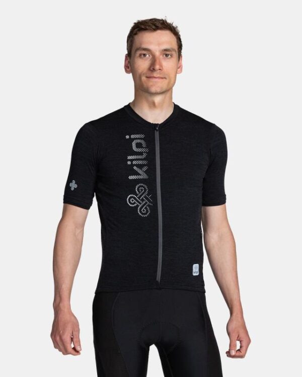 Kilpi PETRANA-M tmavě šedý pánský merino cyklistický dres