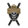 AMS destička na startovní čísla - Skull - Obrázek 2