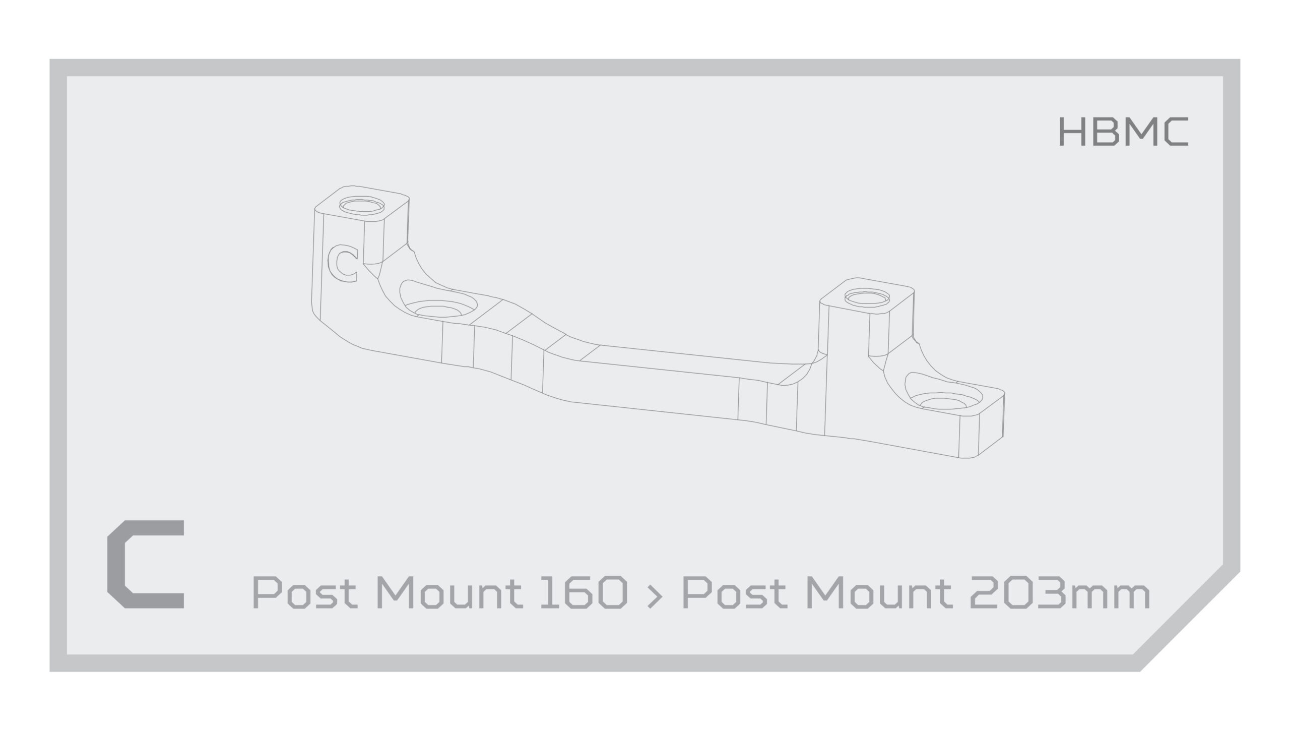 Adaptér brzd Hope - PM Typ: C