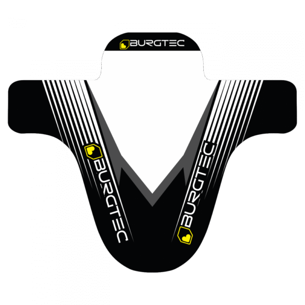 Blatníček Burgtec Moto Mudguard Provedení blatníku: White/Black Decal