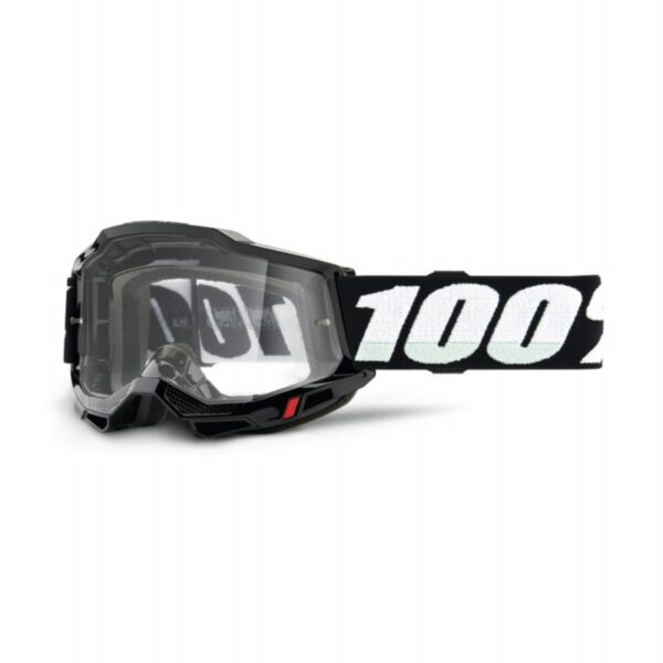 Brýle 100% ACCURI 2 Goggle - Black - Clear Lens