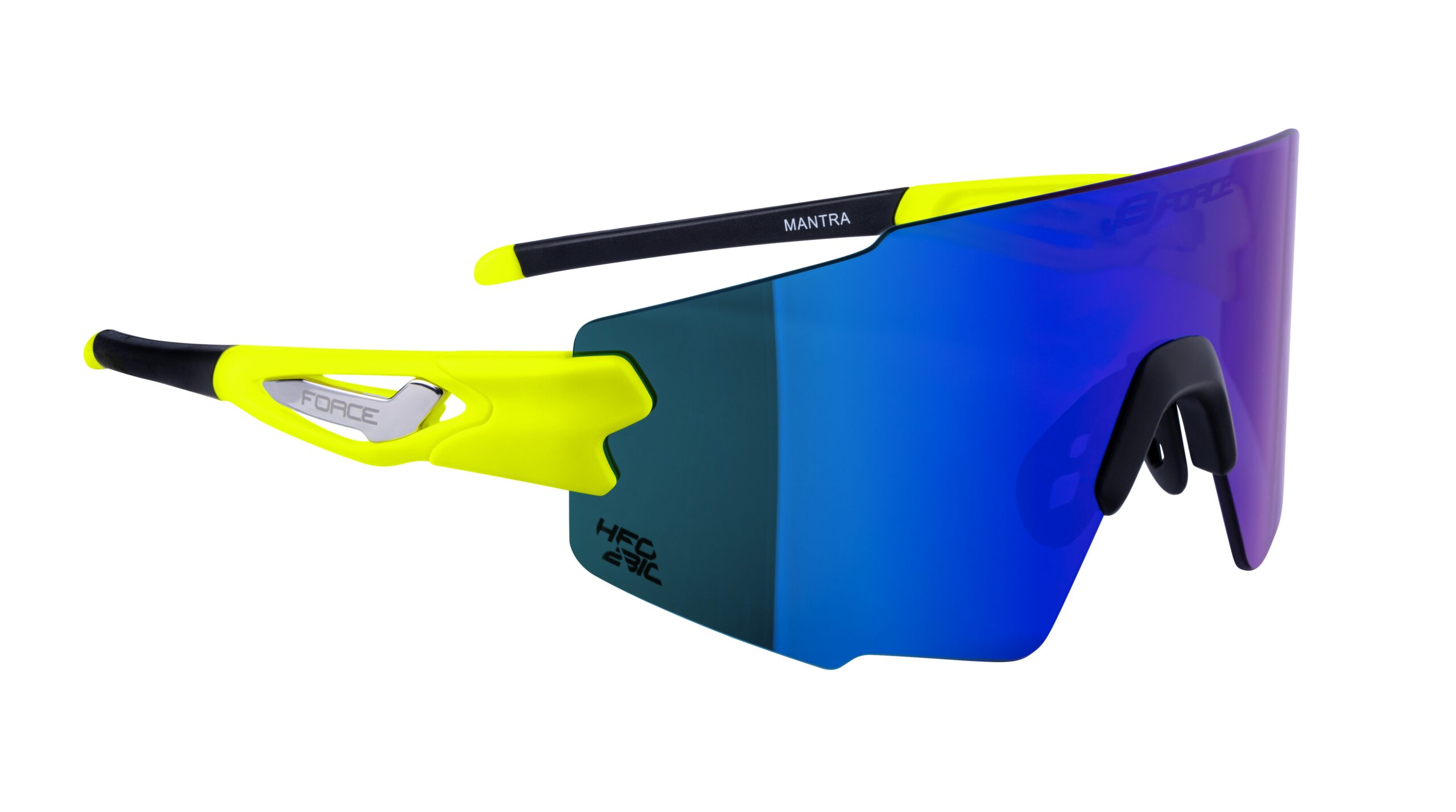 Brýle FORCE MANTRA fluo - modré zrc. sklo - Obrázek 2