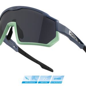 Brýle Force DRIFT stormy blue-mint - černé kontrast.sklo
