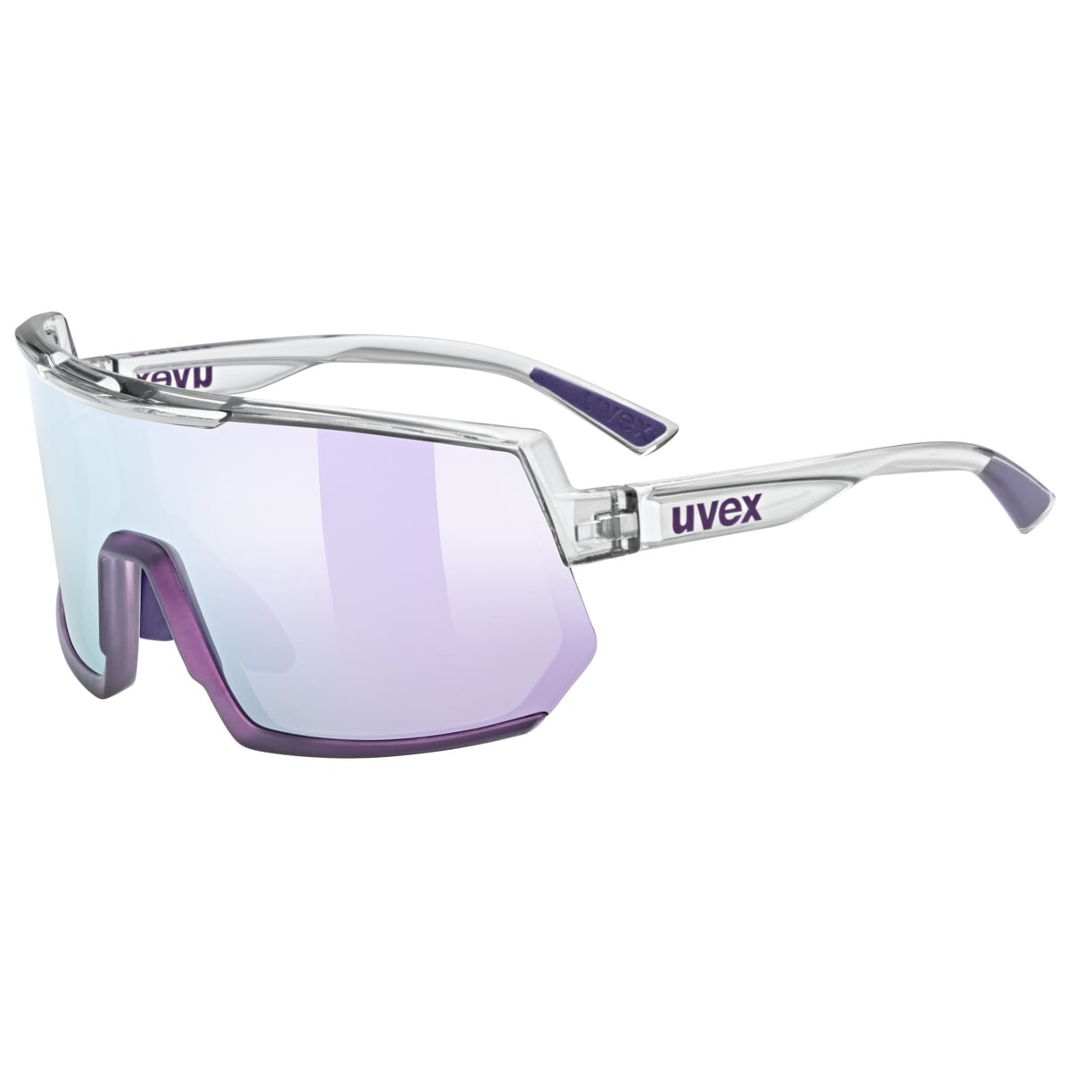 Brýle UVEX Sportstyle 235 - Clear-met purple/mir. lav