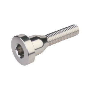 Burgtec Top Cap - šroub krytky hlavového složení Barva: Rhodium Silver
