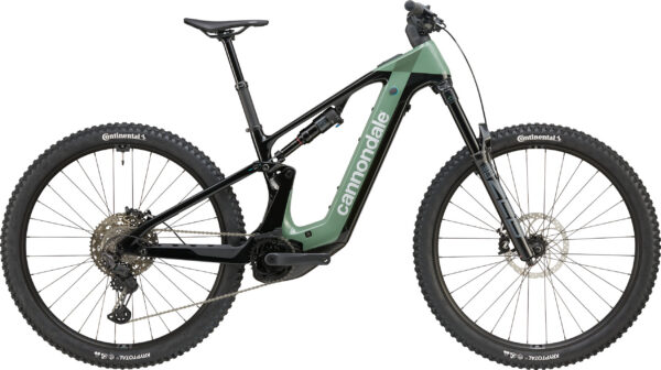 Celoodpružené elektrokolo Cannondale Moterra Carbon 2 - Jade Velikost: XL