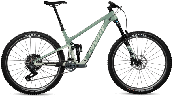 Celoodpružené kolo Pivot Trailcat LT Ride GX Eagle Transmission Barva: Green Meadow Mist