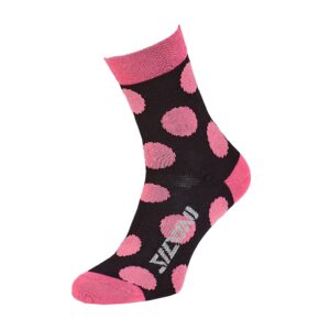 Cyklistické ponožky Silvini Bevera - fuchsia black Velikost: 42-44