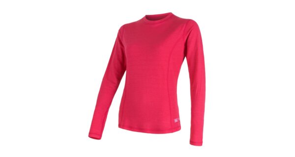 Dámské funční triko Sensor Merino DF dl.rukáv - magenta Velikost: XL
