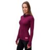 Dámské funkční triko Sensor Merino DF dl.rukáv s kapucí - Lilla Velikost: XL - Obrázek 2