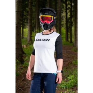 Dámský cyklistický dres Daien Panda - bílá/černá Varianta: vel. S