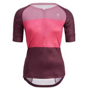 Dámský cyklistický dres Silvini Stabina - plum/fuchsia Velikost: XXL