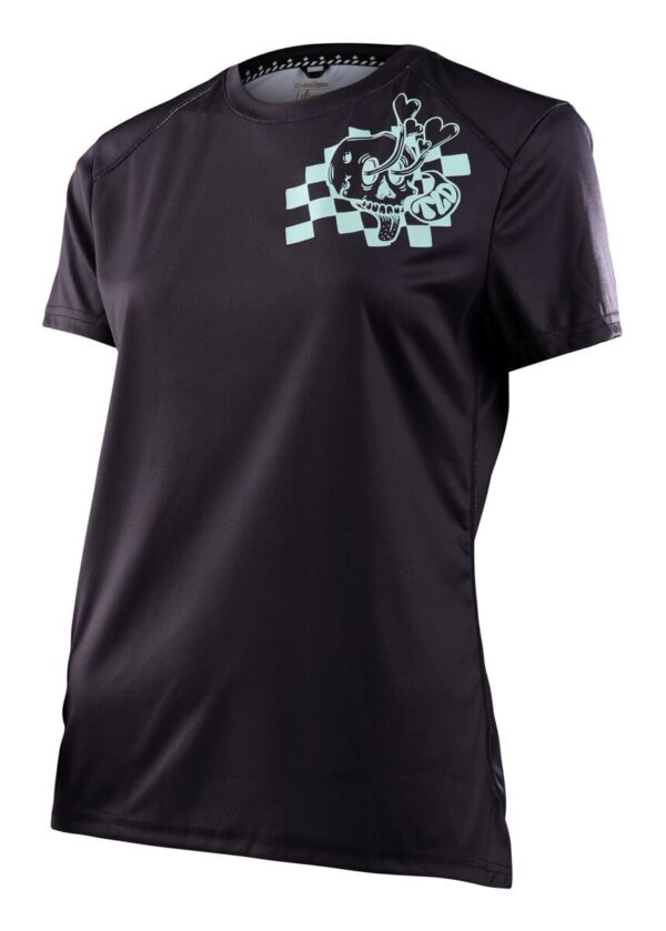 Dámský cyklistický dres Troy Lee Designs Lilium Micayla Gatto - Black Velikost: S