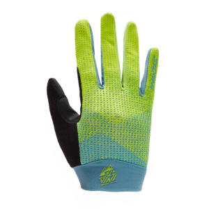 Dětské cyklistické rukavice Silvini Calvi - fluo-modré Velikost: 3-4