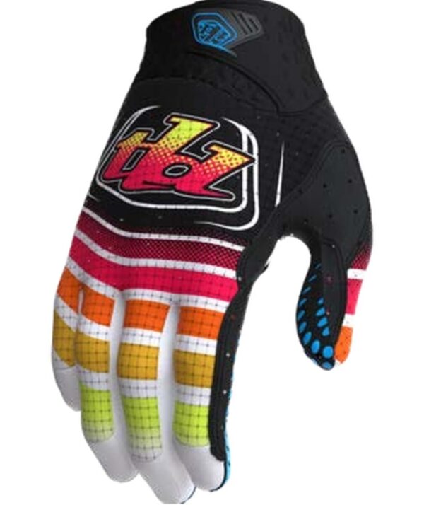 Dětské rukavice Troy Lee Designs Air Wavez - Black/Multi Velikost: XL