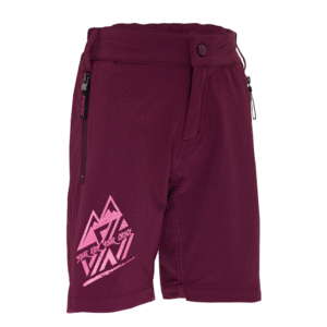 Dětské volné MTB kraťasy Silvini Acri - plum Velikost: 122-128