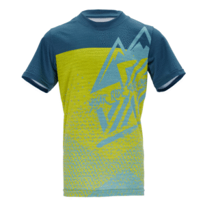 Dětský cyklistický dres Silvini Denni - blue-neon Velikost: 122-128