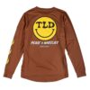 Dres s dlouhým rukávem Troy Lee Designs Ruckus Ride Tee Wheelies - Chocolate Velikost: XL - Obrázek 2