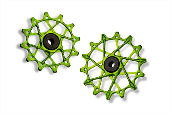 Garbaruk kladky 12+16 zubů SRAM 11/12 speed Barevná kombinace: Zelené