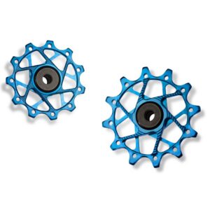 Garbaruk - kladky do přehazovačky 11+12zubů - Shimano 11sp SLX/XTR Barevná kombinace: Modré