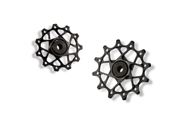 Garbaruk - kladky do přehazovačky 11+14zubů - Shimano 11sp XT Barevná kombinace: Černé
