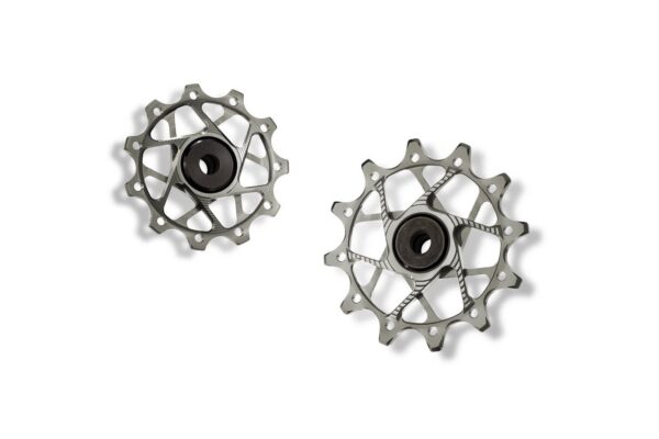 Garbaruk - kladky do přehazovačky 11+14zubů - Shimano 11sp XT Barevná kombinace: Stříbrné