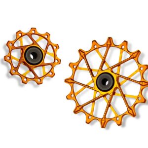 Garbaruk - kladky do přehazovačky 11+16zubů - Shimano 11sp Barevná kombinace: Oranžové