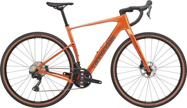 Gravel kolo Cannondale Topstone Carbon 3 GRX 2X - Orange Slice Velikost: 58