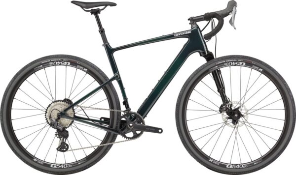 Gravelové kolo Cannondale Topstone Carbon 2 Lefty - Green Velikost: L