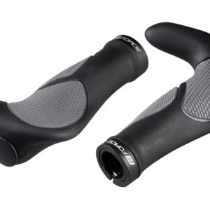 Gripy Force GEL s integrovanými rohy 102mm - černo-šedá