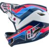 Interální přilba Troy Lee Designs D4 MIPS Block blue/White Velikost: M - Obrázek 2