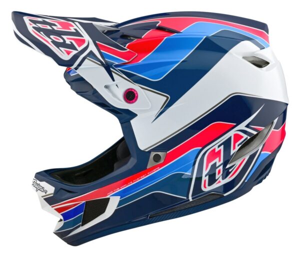 Interální přilba Troy Lee Designs D4 MIPS Block blue/White Velikost: XL