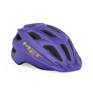 Juniorská přilba MET CRACKERJACK - fialová vel.: S - 52/57 cm