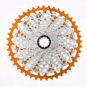 Kazeta GARBARUK 12sp | Sram XD 10-44T | Gravel Barva: Oranžová