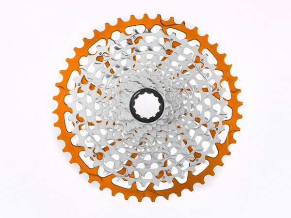 Kazeta GARBARUK 12sp | Sram XD 10-44T | Gravel Barva: Oranžová