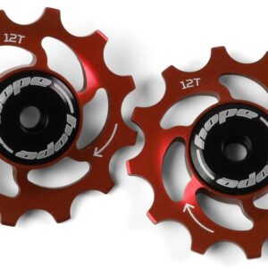 Kladky HOPE Jockey wheels 12T/14T Barevná kombinace: Červené