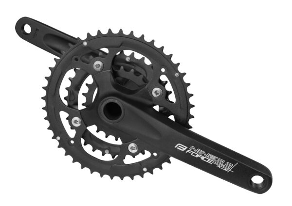 Kliky FORCE NINE3.3+ Al 44/32/22z s osou 175mm - černá