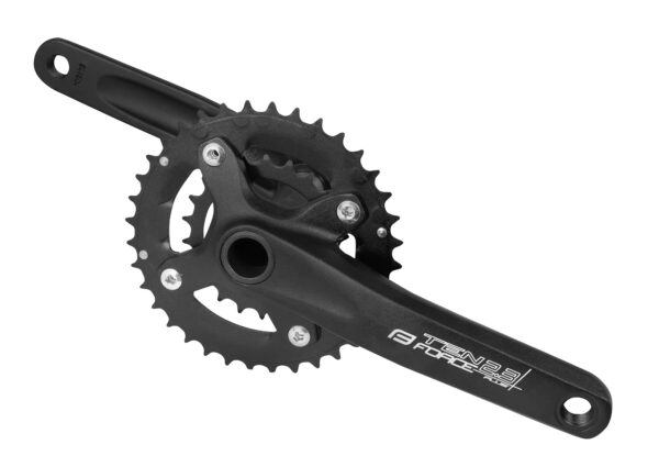 Kliky FORCE TEN2.3+ Al 36/22z s osou 175mm - černé