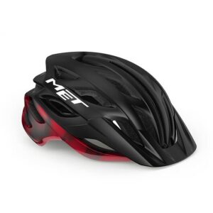 MTB přilba MET VELENO - černá/červená vel.: L - 58/61 cm